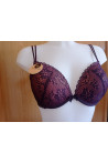 Sujetador Push Up de Encaje Bourdeos