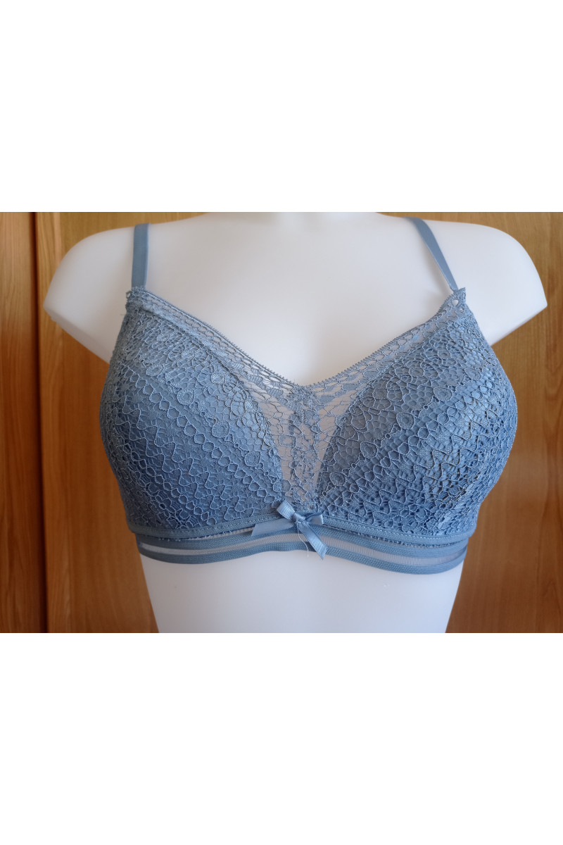 Sujetador Azul con Encaje