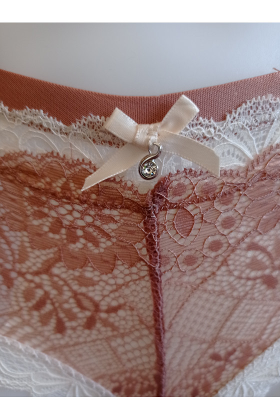 Braga Encaje Marrón