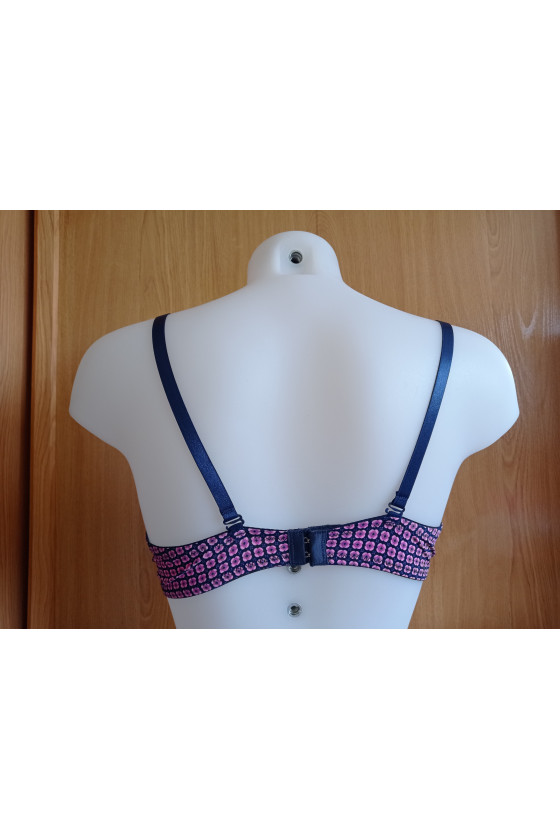 Sujetador Liso Con Estampado Floral