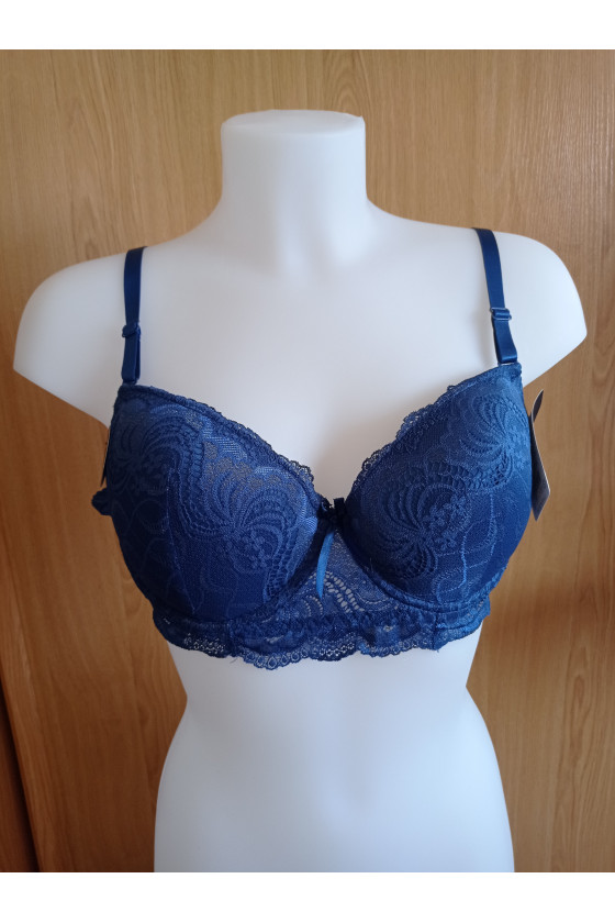 Sujetador de Encaje Azul