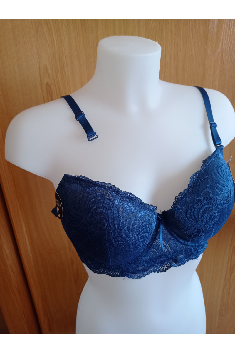 Sujetador de Encaje Azul