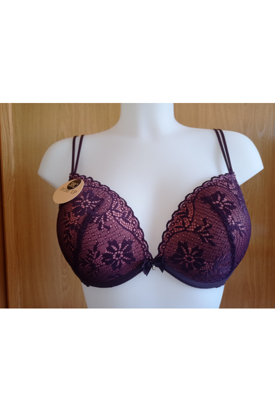 Sujetador Push Up de Encaje...